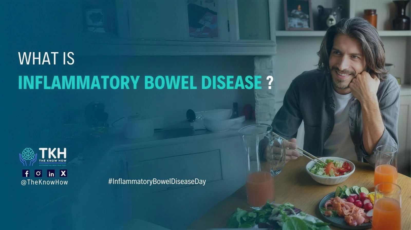 An image showing a person holding their stomach, symbolizing the discomfort and challenges faced by those living with inflammatory bowel disease (IBD).