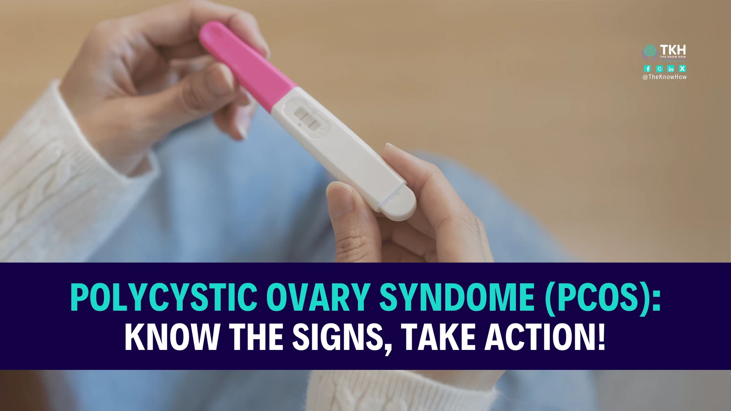 Illustration showing PCOS signs and the importance of taking action for women’s health