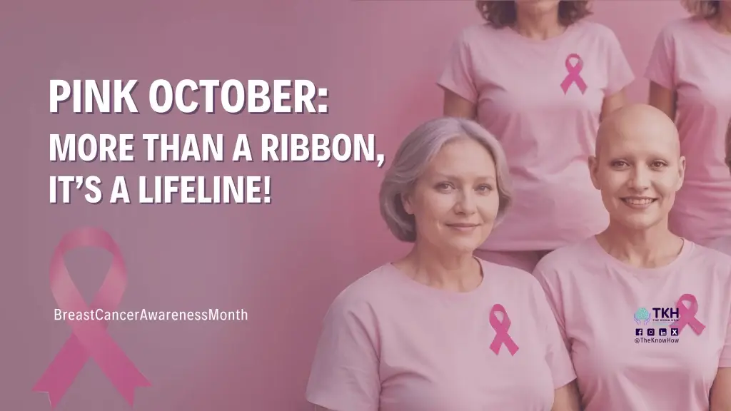 Breast Cancer Awareness Pink Ribbon - Early Detection and Screening Support
